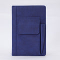 Blue A5 Multi-Functional PU Leather Notebook with Pockets – Office Planner and Journal