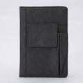 Black A5 Multi-Functional PU Leather Notebook with Pockets - Office Planner and Journal