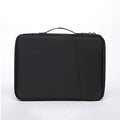 Black 360° Protective Laptop & Tablet Sleeve with Accessory Organizer - Water-Repellent Carrying Case
