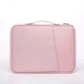 Pink 360° Protective Laptop & Tablet Sleeve with Accessory Organizer - Water-Repellent Carrying Case