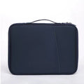 Navy blue 360° Protective Laptop & Tablet Sleeve with Accessory Organizer - Water-Repellent Carrying Case